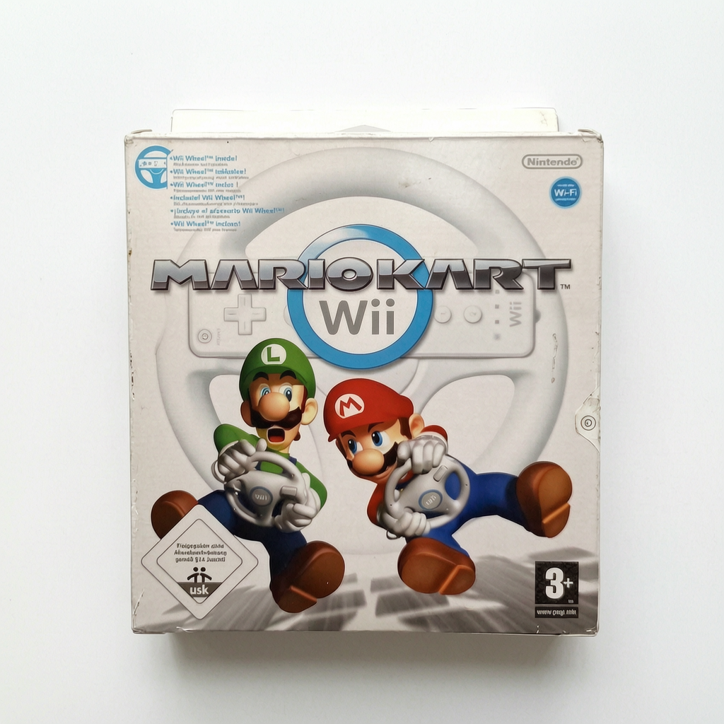 Mario Kart Wii (Boite + Notice + Volant)