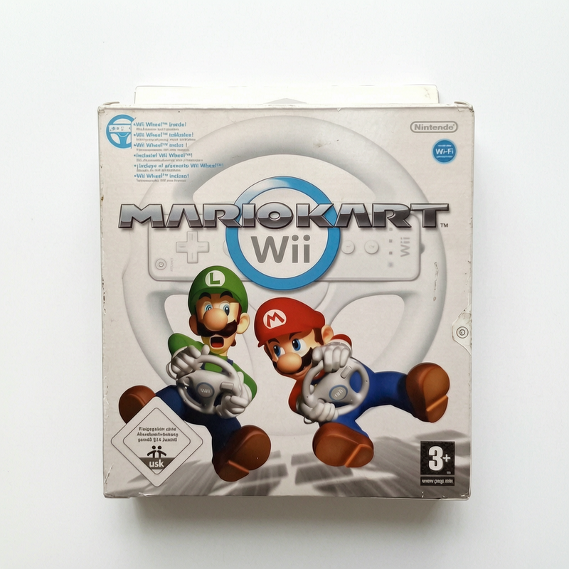 Mario Kart Wii (Boite + Notice + Volant)