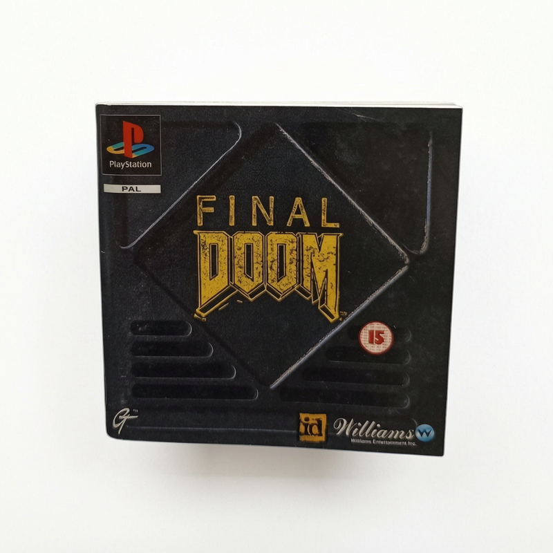 Notice Final Doom Playstation 1 (PS1) UK
