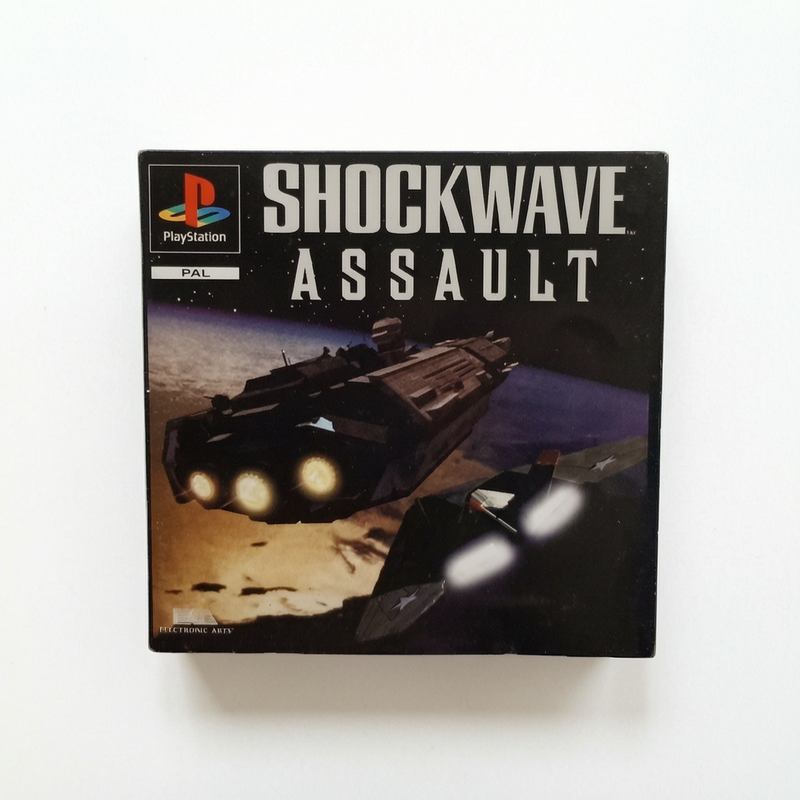 Notice Shockwave Assault Playstation 1 (PS1) UK