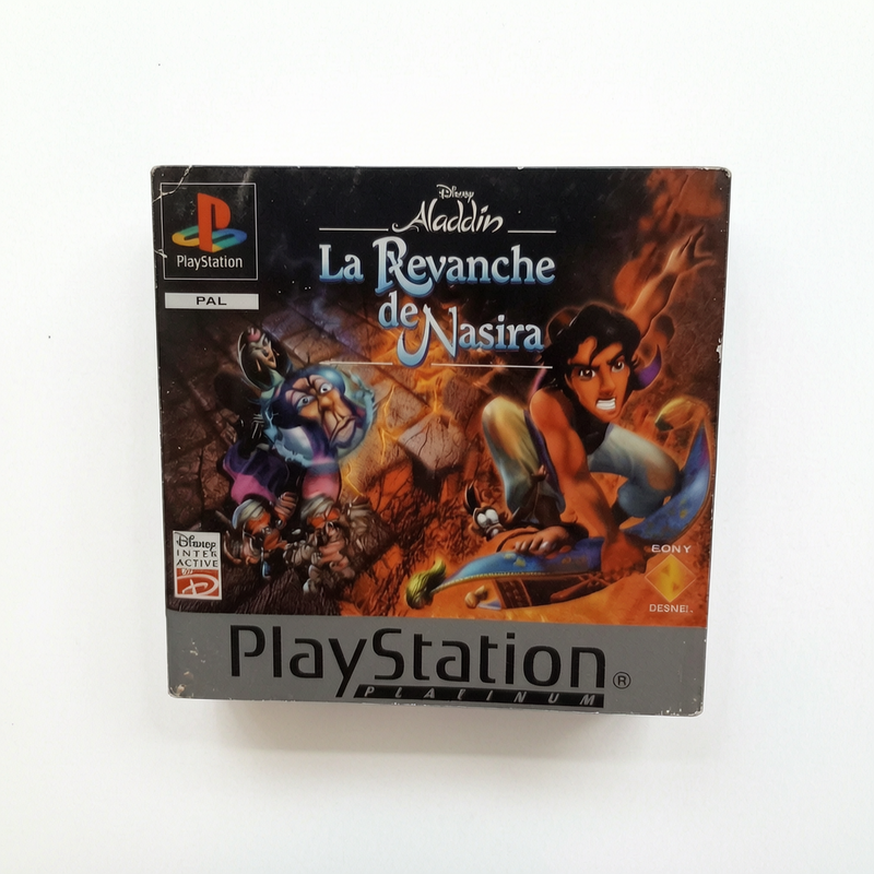 Notice Disney Aladdin La Revanche De Nasira Playstation 1 (PS1) FRA Version Platinum