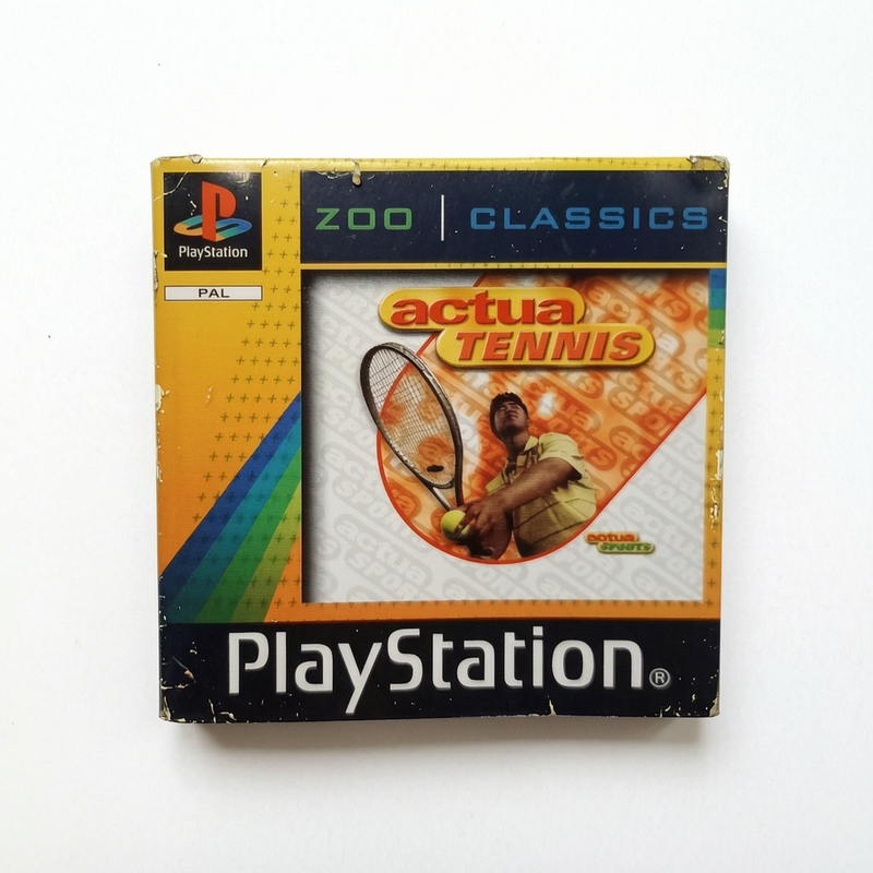 Notice Actua Tennis Playstation 1 (PS1) PAL