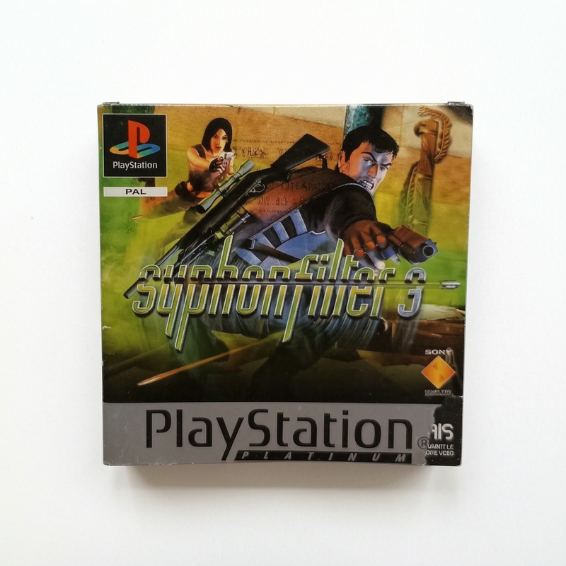Notice Syphon Filter 3 Playstation 1 (PS1) PAL