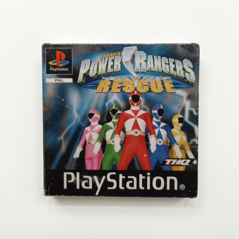 Notice Power Rangers Lightspeed Rescue Playstation 1 (PS1) PAL