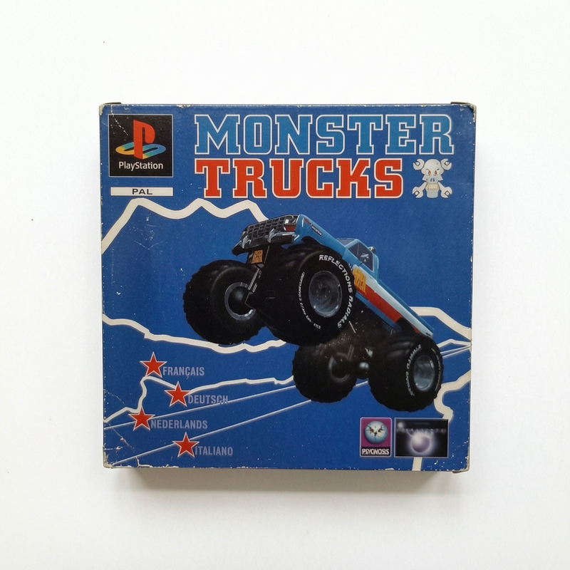 Notice Monster Trucks Playstation 1 (PS1) PAL