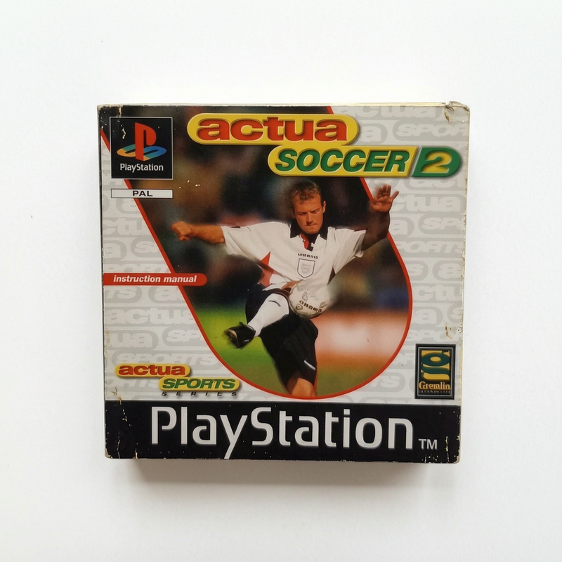 Notice Actua Soccer 2 Playstation 1 (PS1) PAL