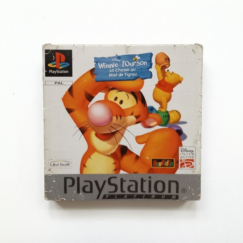 Notice Winnie l’Ourson La Chasse au Miel de Tigrou Playstation 1 (PS1) PAL Version Platinum