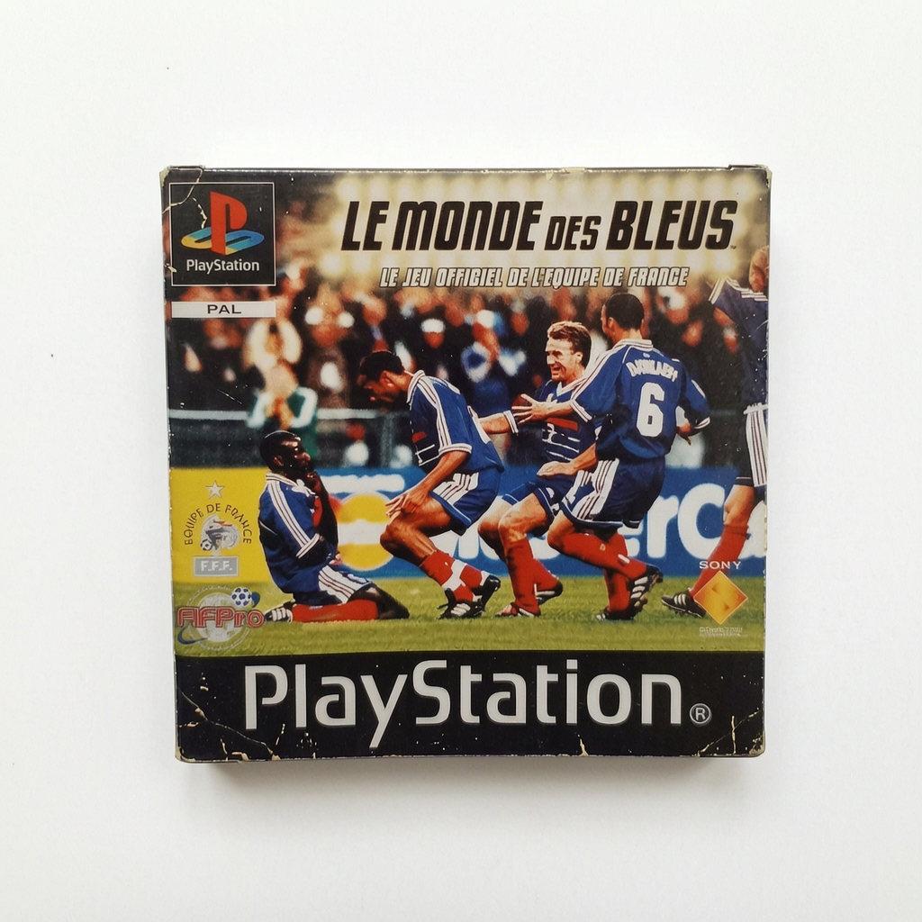 Notice Le Monde des Bleus Le Jeu Officiel de l'Équipe de France Playstation 1 (PS1) PAL