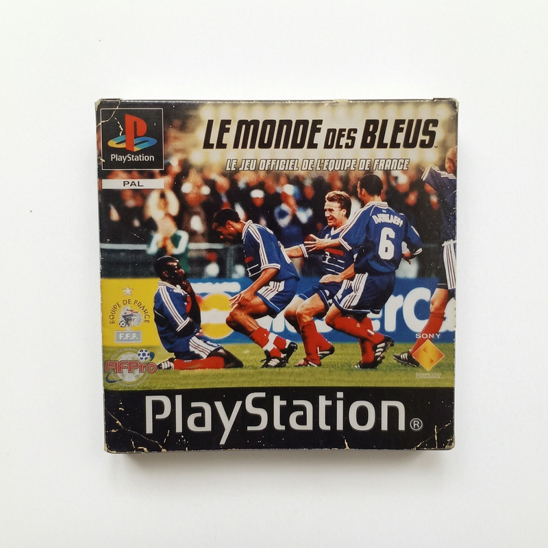 Notice Le Monde des Bleus Le Jeu Officiel de l'Équipe de France Playstation 1 (PS1) PAL