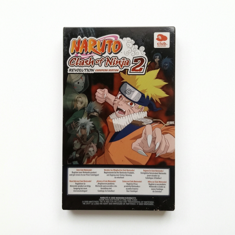 Carte VIP Naruto Clash of Ninja 2 Nintendo Wii PAL