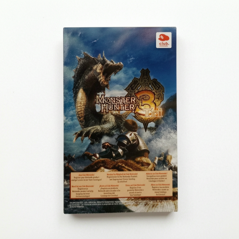 Carte VIP Monster Hunter 3 Tri Nintendo Wii PAL