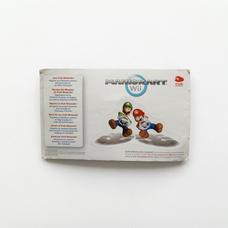 Carte VIP Mario Kart Wii Nintendo Wii PAL