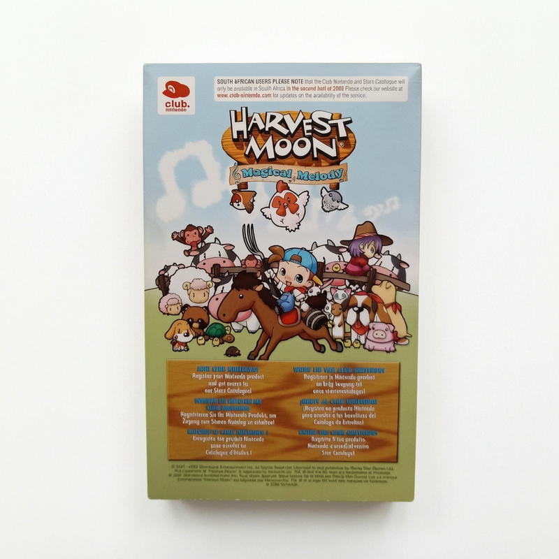 Carte VIP Harvest Moon Magical Melody Nintendo Wii PAL