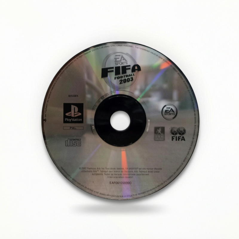 CD seul Fifa 2003 PlayStation 1 PS1 Version français