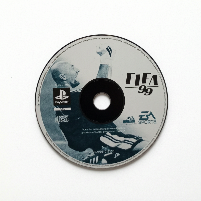 CD seul Fifa 99 PlayStation 1 PS1 Version français