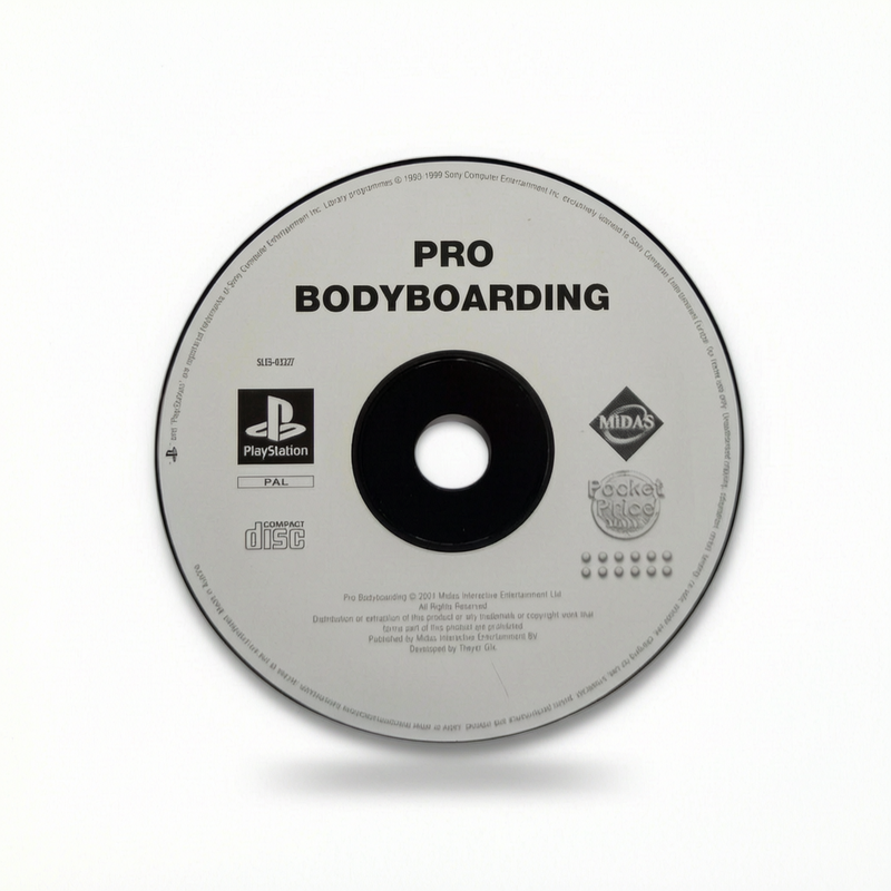 CD seul Pro BodyBoarding PlayStation 1 PS1 Version français