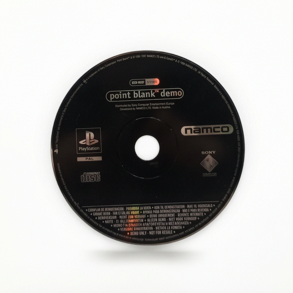 CD seul Point Blank Demo PlayStation 1 PS1 Version français