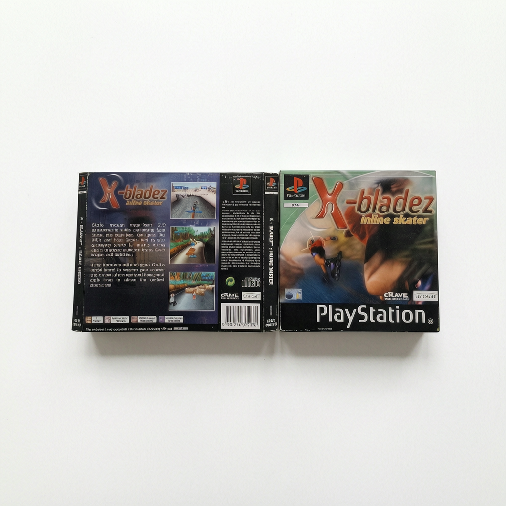 Jaquette avant et arrière X-Bladez Playstation 1 (PS1)