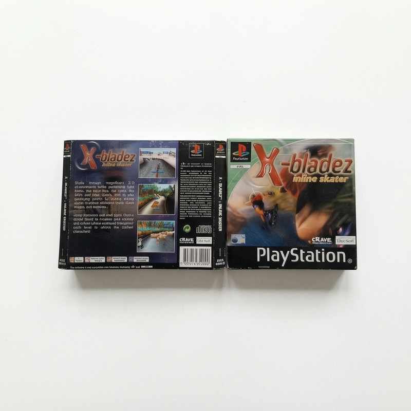 Jaquette avant et arrière X-Bladez Playstation 1 (PS1)