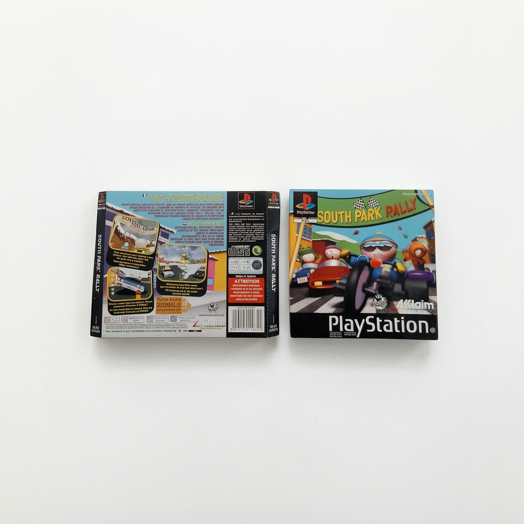 Jaquette avant et arrière South Park Rally Playstation 1 (PS1)