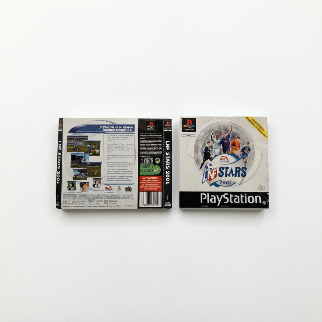 Jaquette avant et arrière LNF Stars 2001 Playstation 1 (PS1)
