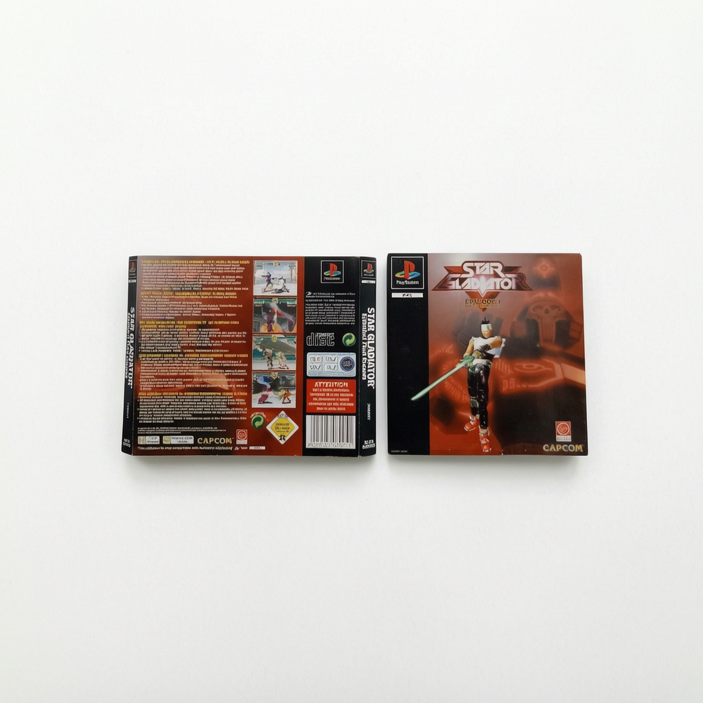 Jaquette avant et arrière Star Gladiator Playstation 1 (PS1)