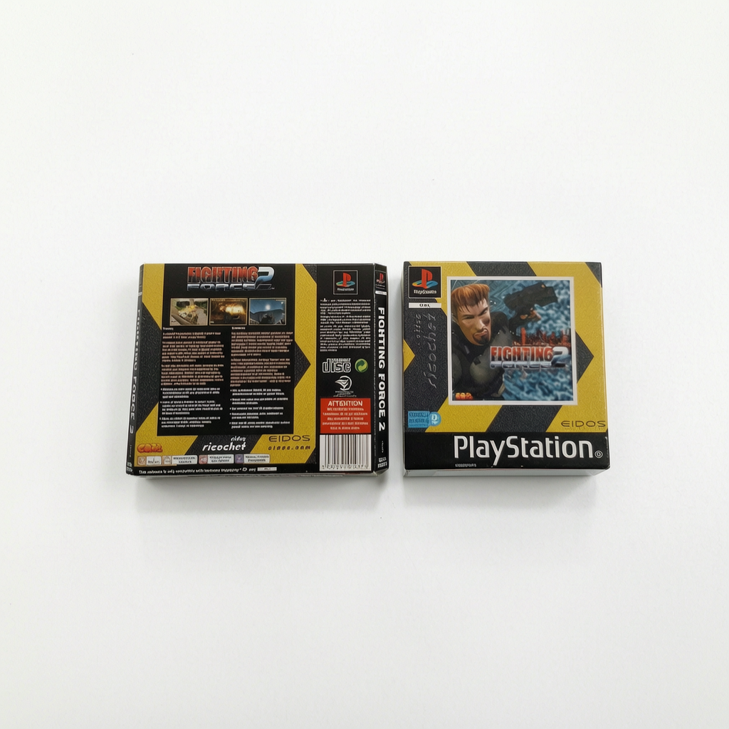 Jaquette avant et arrière Fighting Force 2 Playstation 1 (PS1)