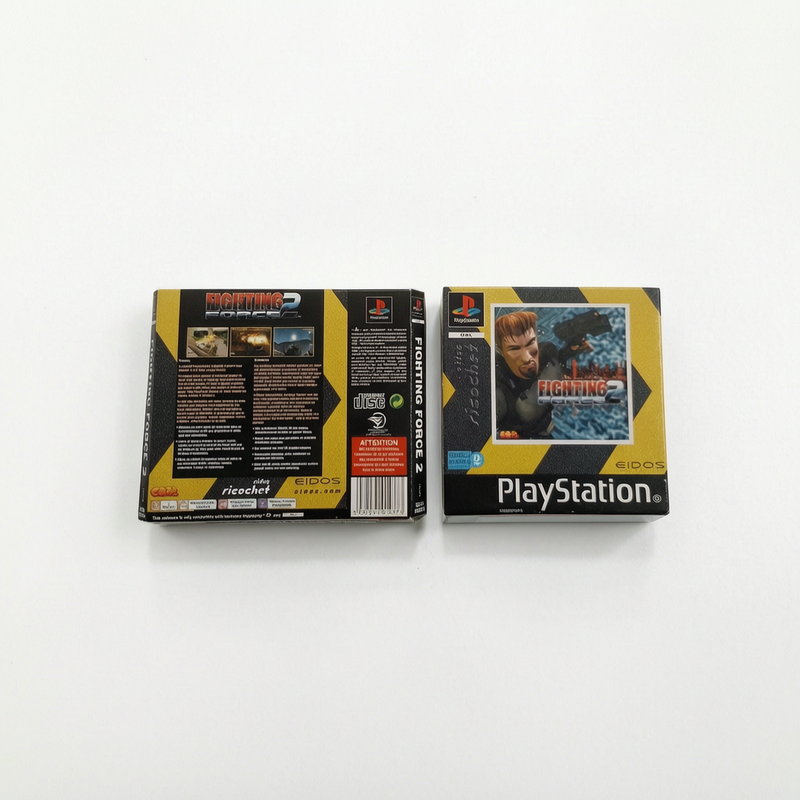 Jaquette avant et arrière Fighting Force 2 Playstation 1 (PS1)