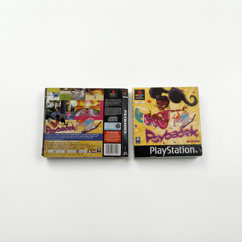 Jaquette avant et arrière Psybadek Playstation 1 (PS1)