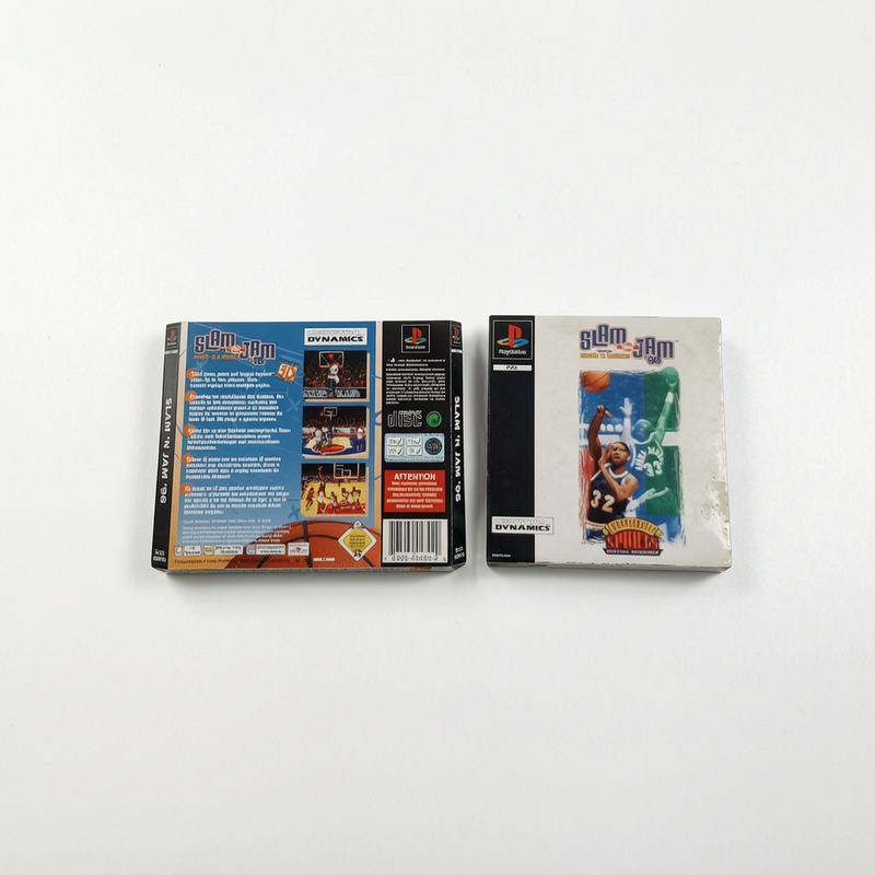 Jaquette avant et arrière Slam Jam 96 Playstation 1 (PS1)