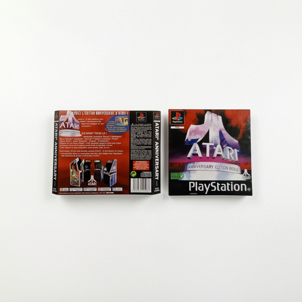 Jaquette avant et arrière Atari Playstation 1 (PS1)