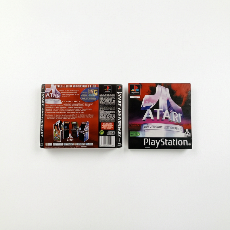 Jaquette avant et arrière Atari Playstation 1 (PS1)