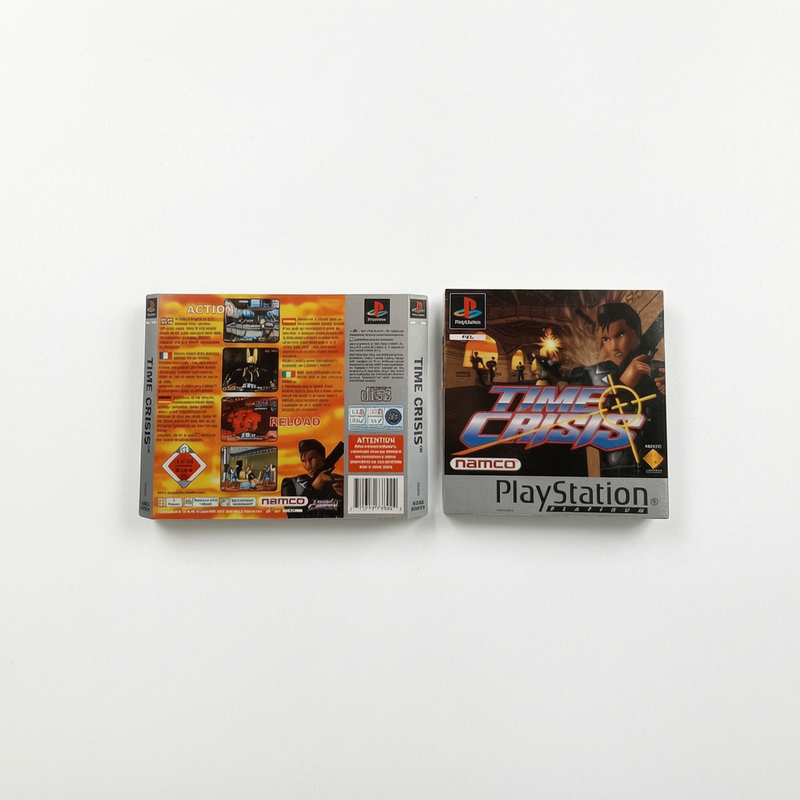 Jaquette avant et arrière Time Crisis Platinium Playstation 1 (PS1)