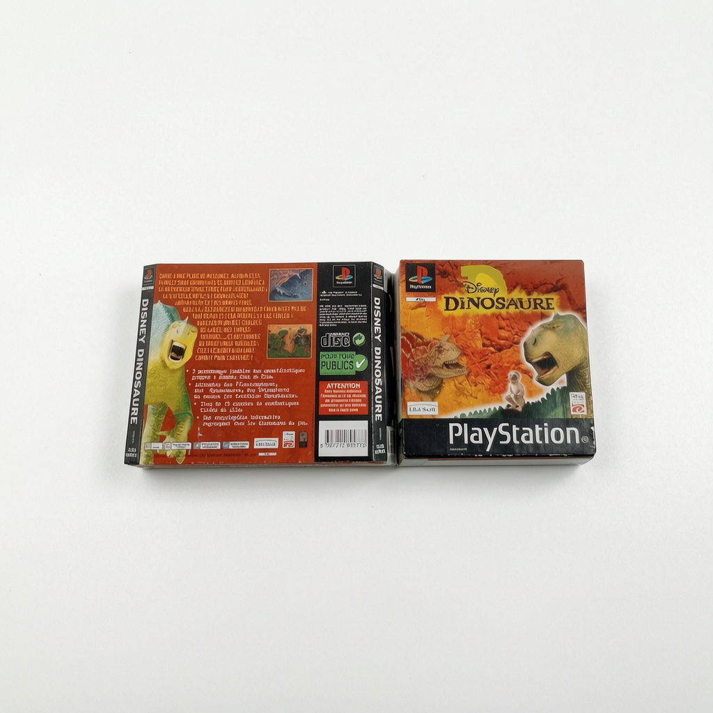 Jaquette avant et arrière Disney Dinosaur Playstation 1 (PS1)
