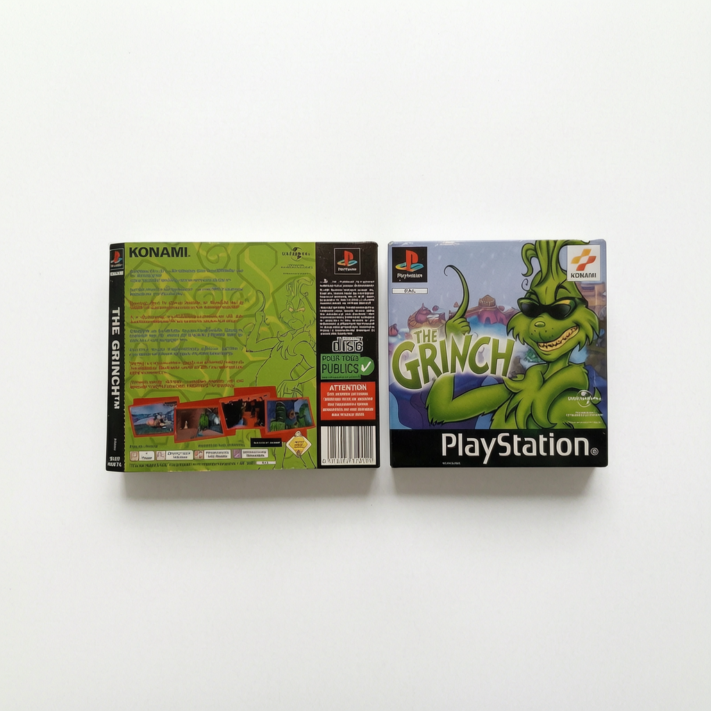 Jaquette avant et arrière The Grinch Playstation 1 (PS1)