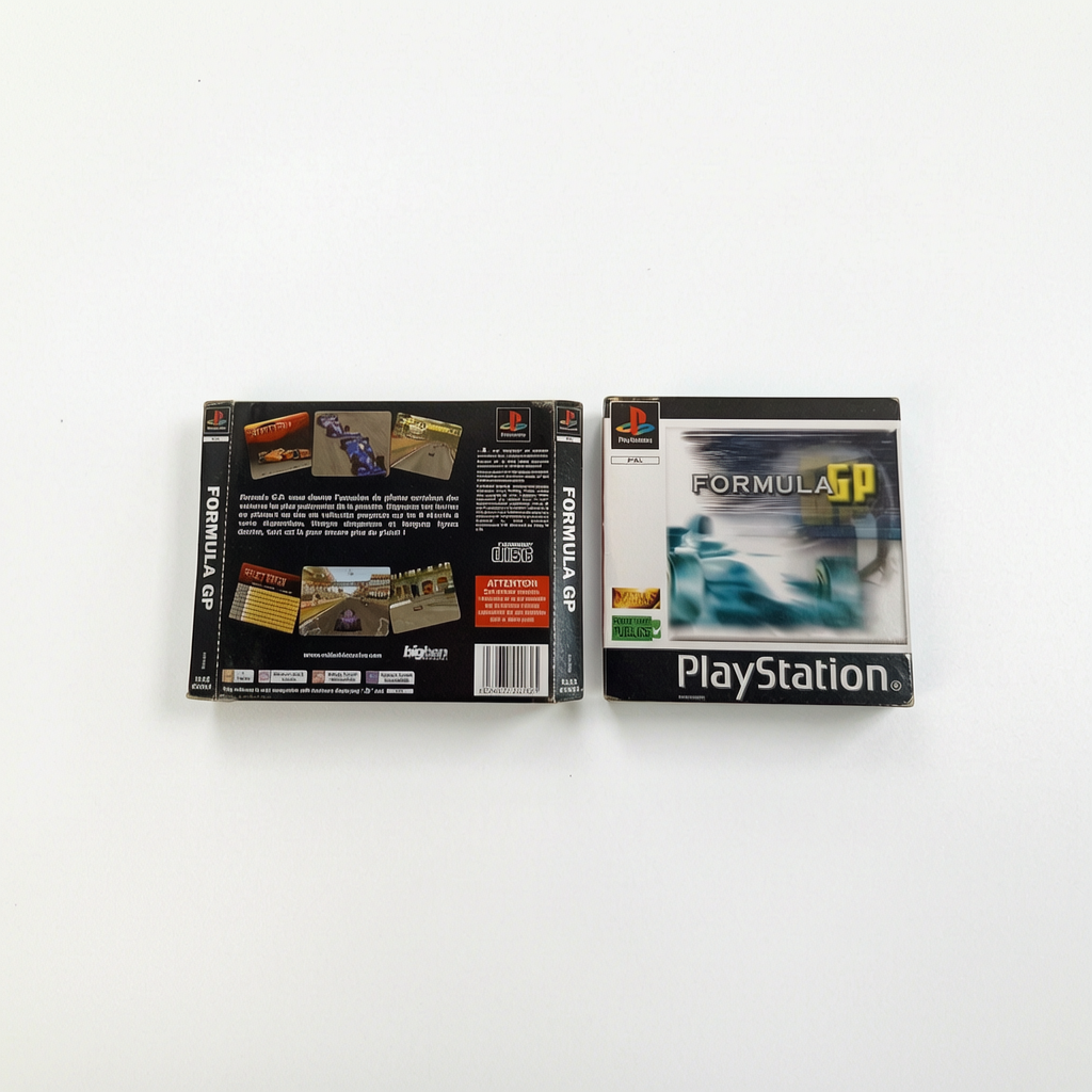 Jaquette avant et arrière Formula GP Playstation 1 (PS1)