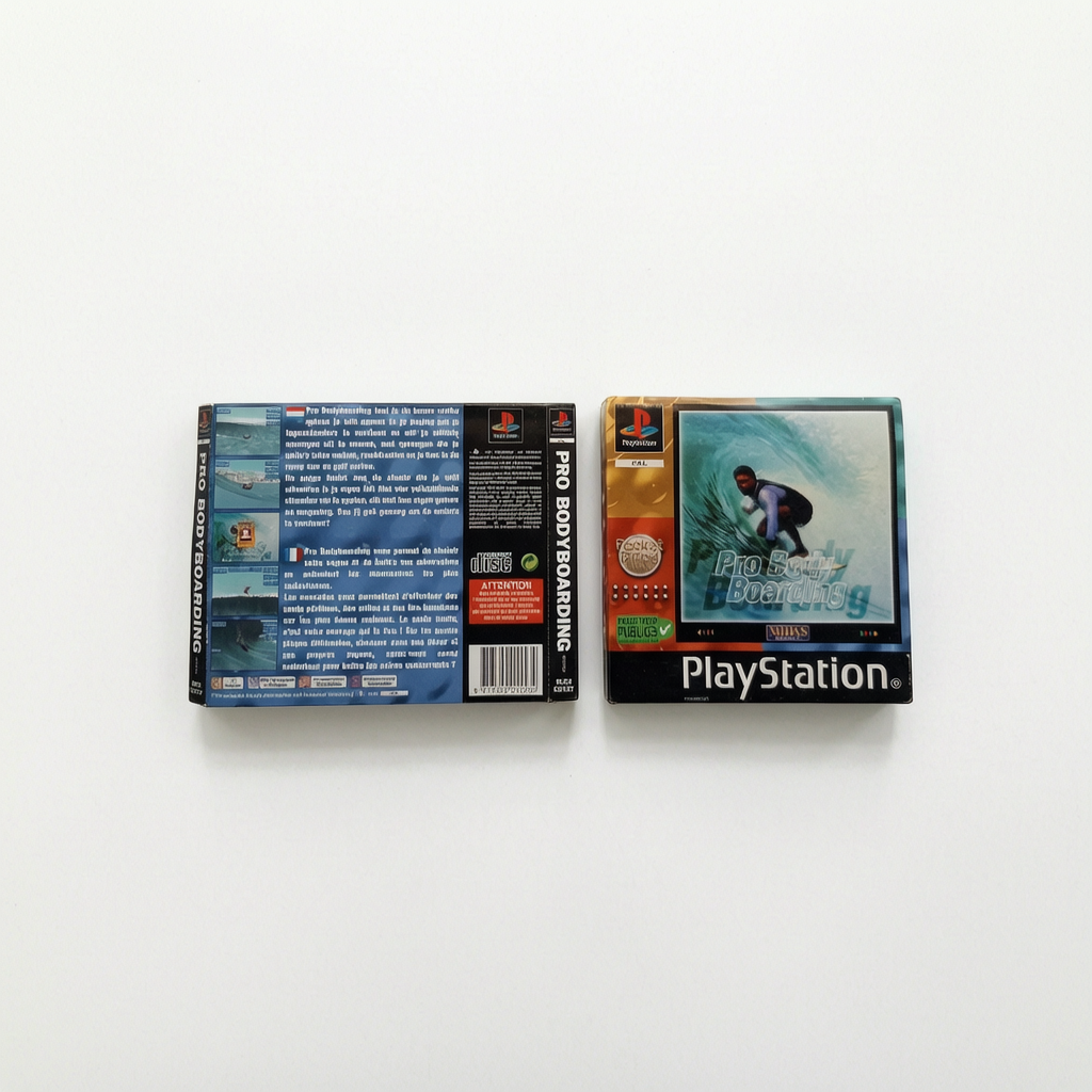 Jaquette avant et arrière Pro Body Boarding Playstation 1 (PS1)