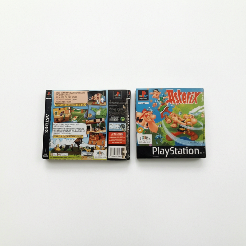 Jaquette avant et arrière Astérix Playstation 1 (PS1)