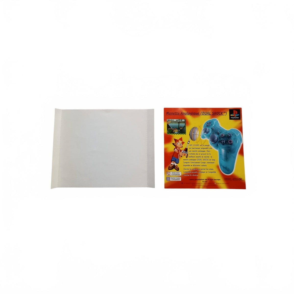 Jaquette avant et arrière Ape Escape Playstation 1 (PS1)