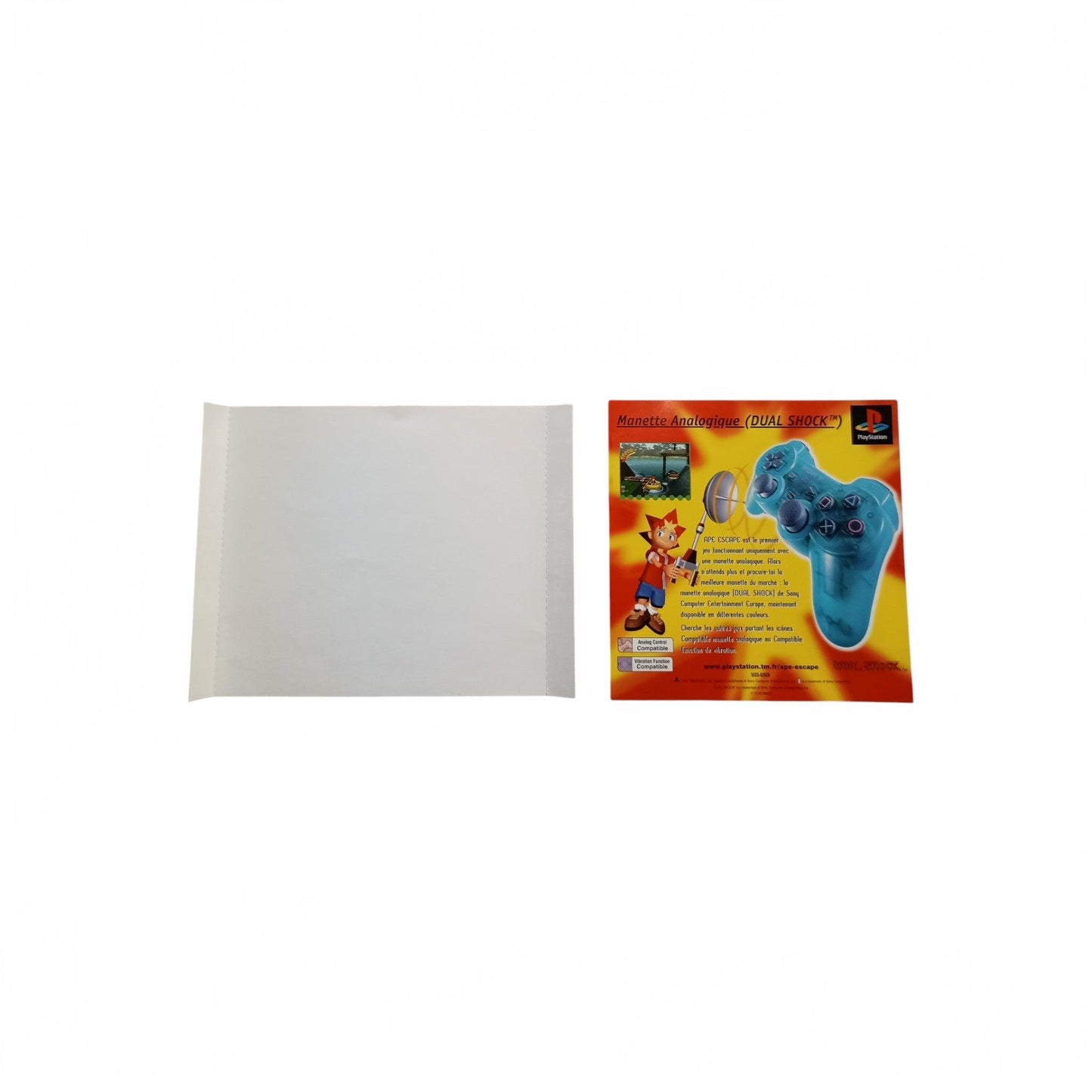Jaquette avant et arrière Ape Escape Playstation 1 (PS1)