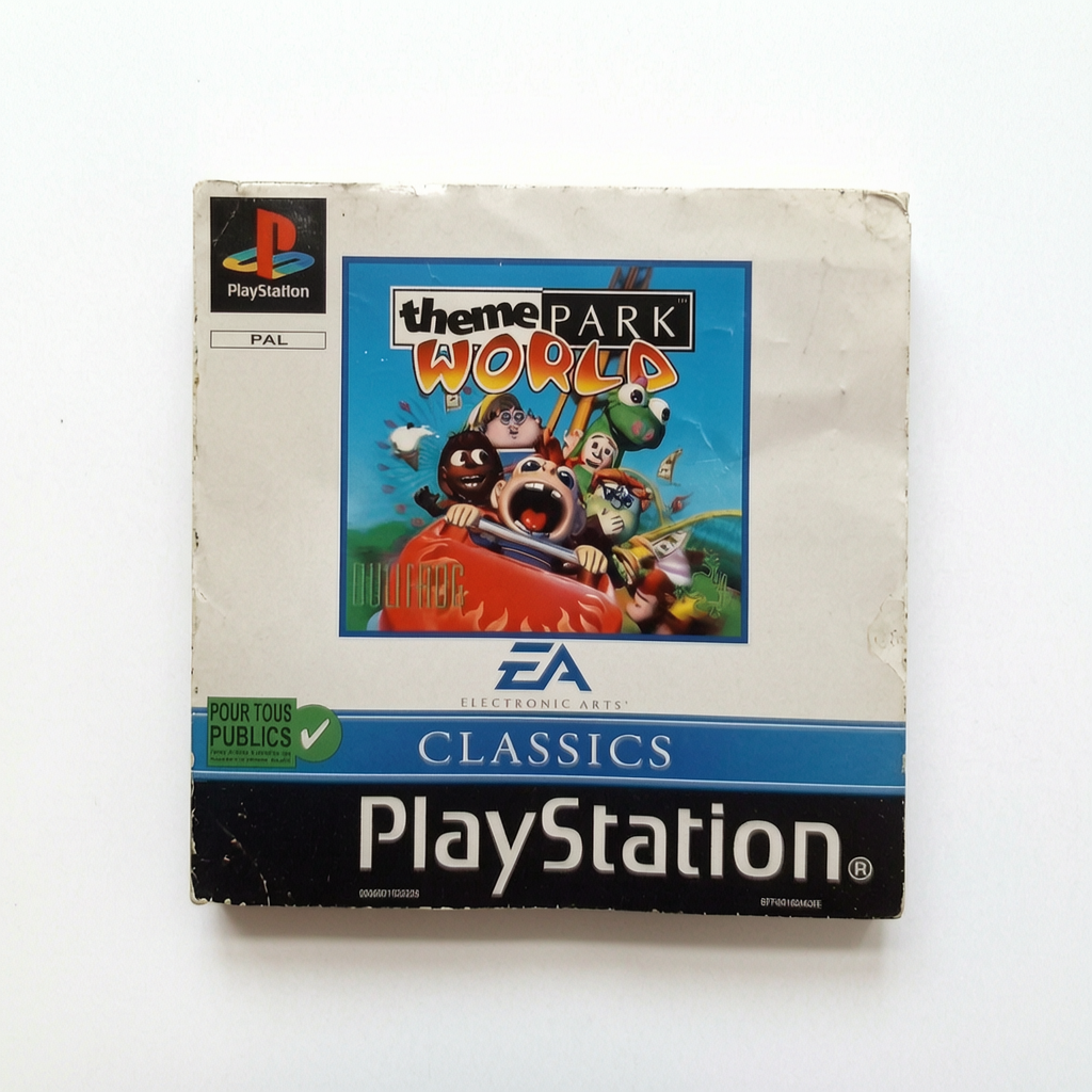 Jaquette avant Theme Park World Playstation 1 (PS1)