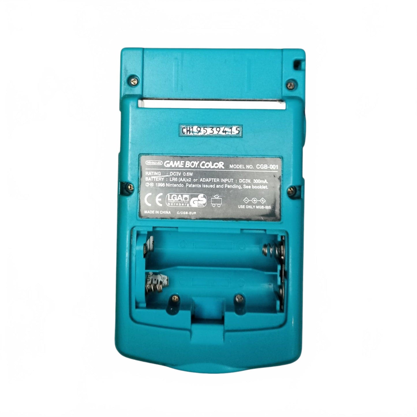 Console Game Boy Color Bleue