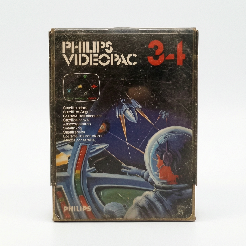 Philips Videopac 34 Satellite Attack Complet FRA