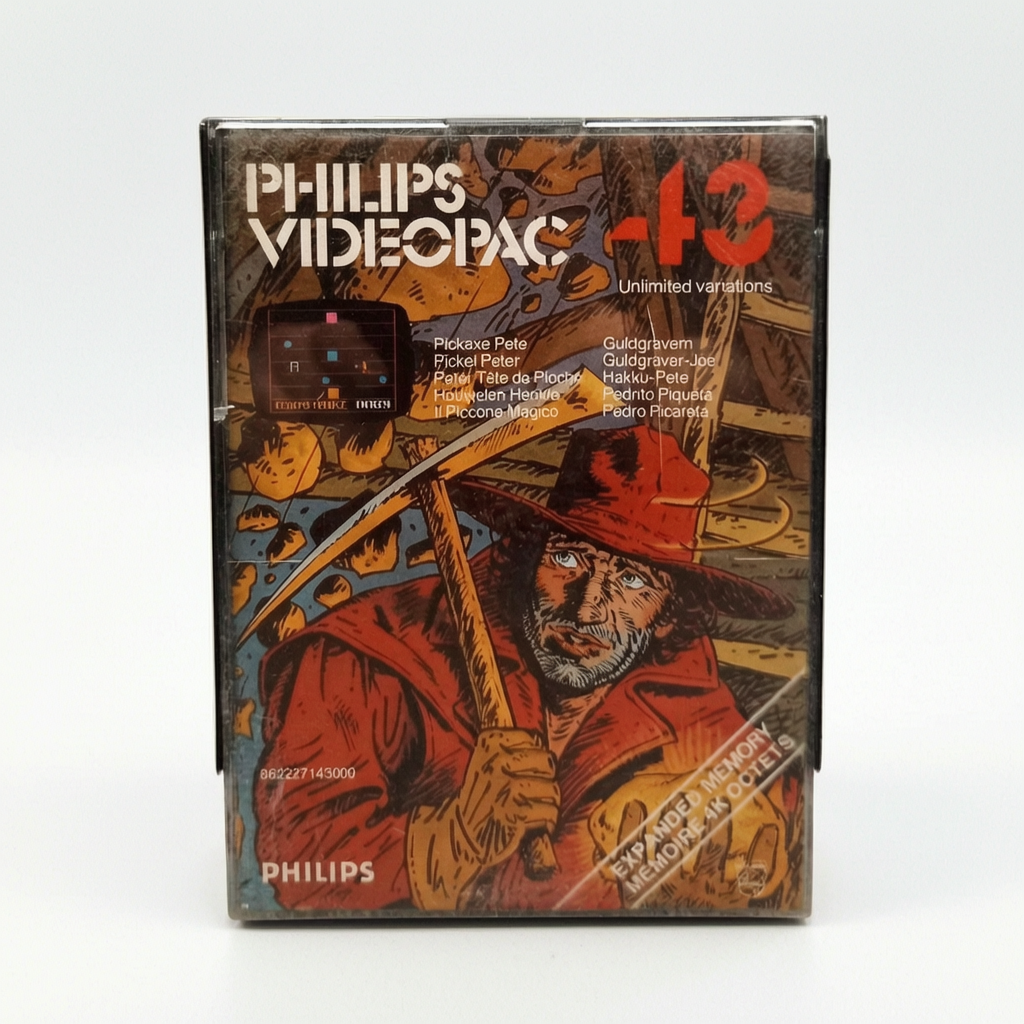 Philips Videopac 43 Pickaxe Pete Complet FRA