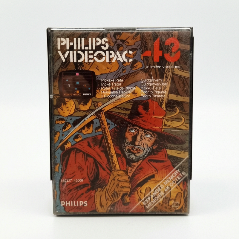 Philips Videopac 43 Pickaxe Pete Complet FRA