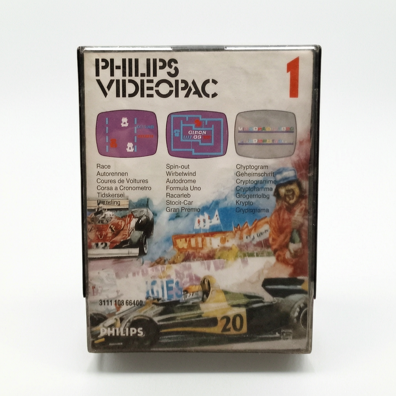 Philips Videopac 1 Race / Spin-Out / Cryptogram Complet FRA