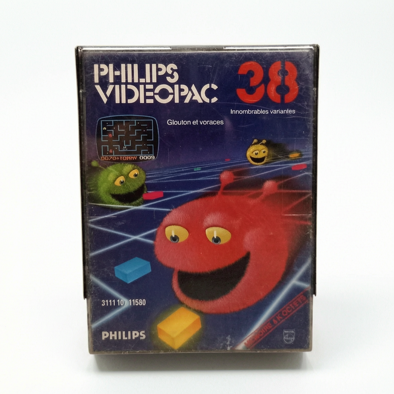 Philips Videopac 38 Glouton et Voraces Complet FRA