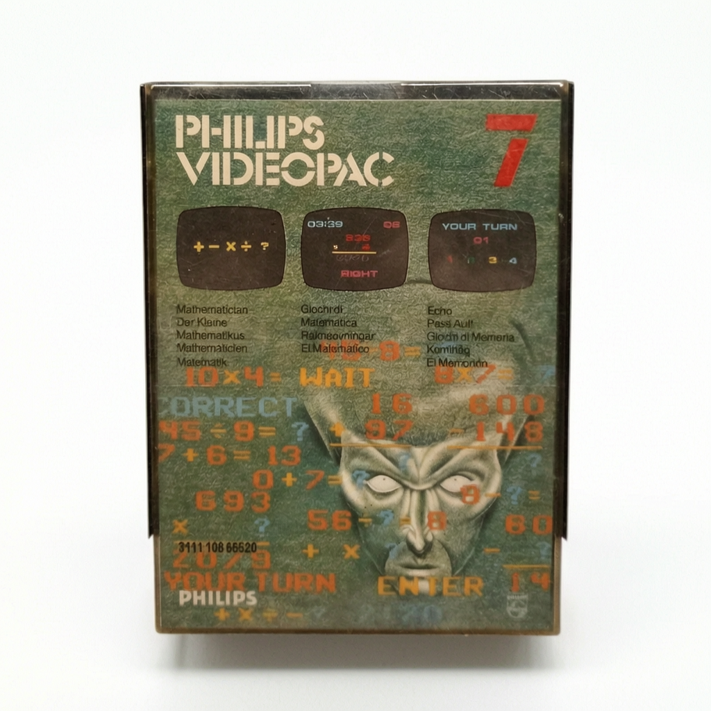 Philips Videopac 7 Mathématicien Complet FRA