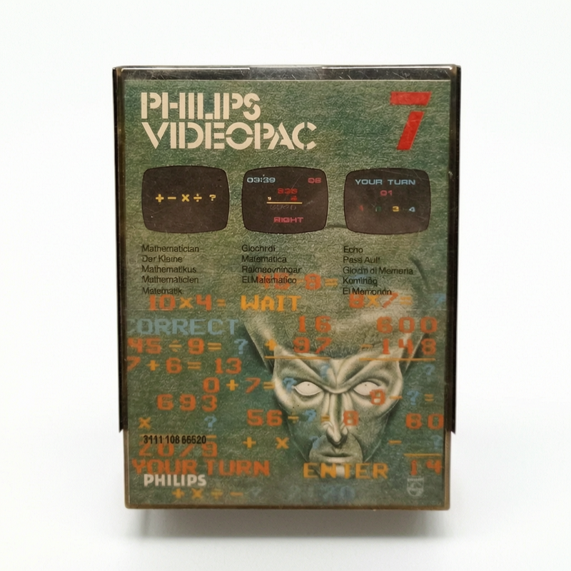 Philips Videopac 7 Mathématicien Complet FRA