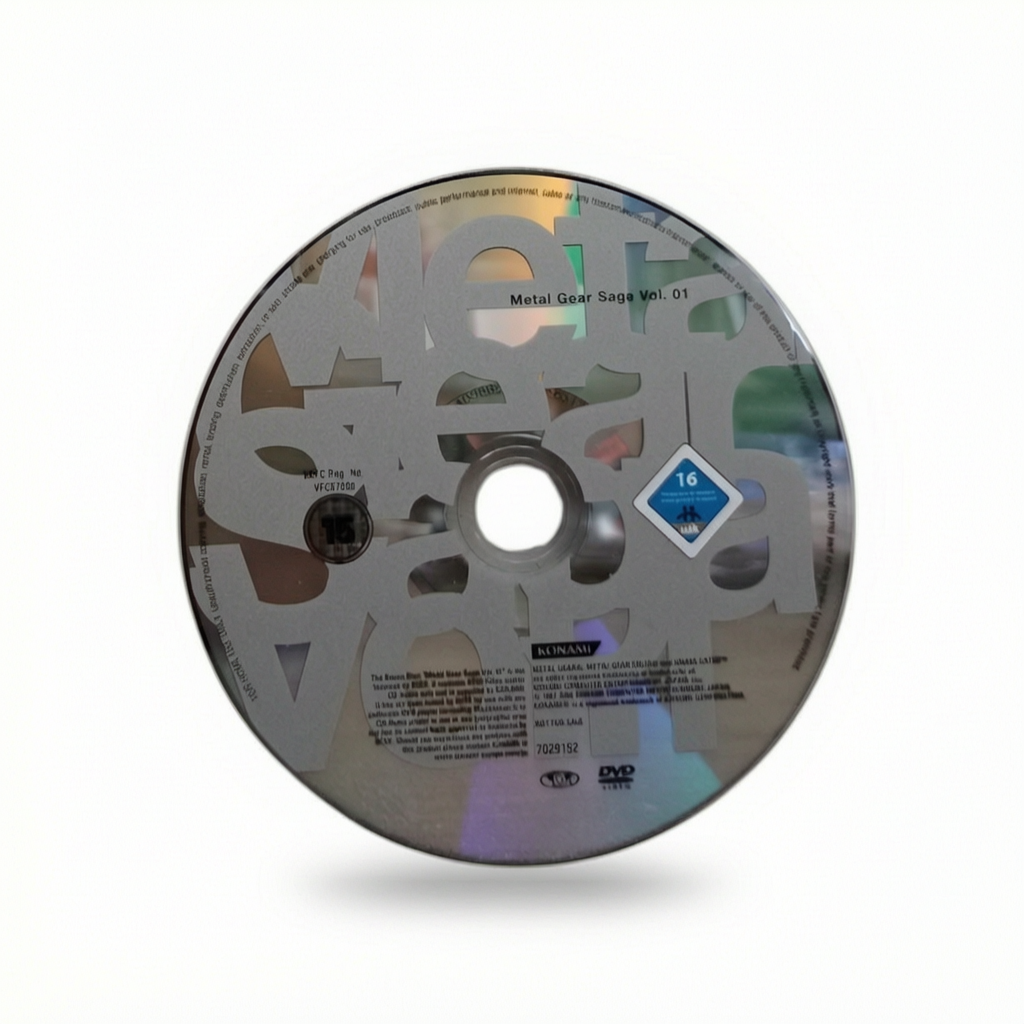 Metal Gear Saga Vol. 01 DVD Bonus Promo Konami PAL